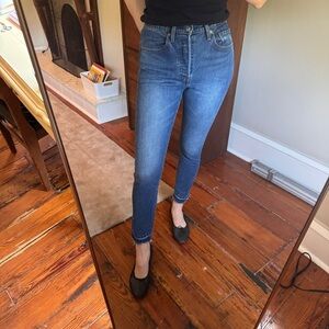 Levi's 501 Skinny Medium Wash Jean Size 26 x 28